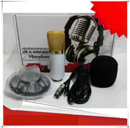 image-External sound card condenser microphone