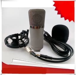 image-External sound card condenser microphone
