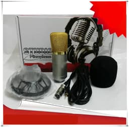 image-External sound card condenser microphone