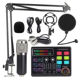 image-48v Large Shock Film English Sound Card Mobile Live Streaming Anchor Full Set Of Equipment