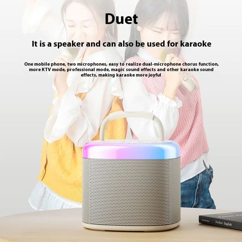 image-Singing Microphone Audio Integrated Wireless Bluetooth Portable Suit