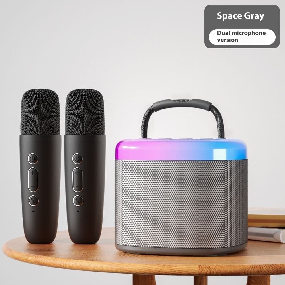 image-Singing Microphone Audio Integrated Wireless Bluetooth Portable Suit