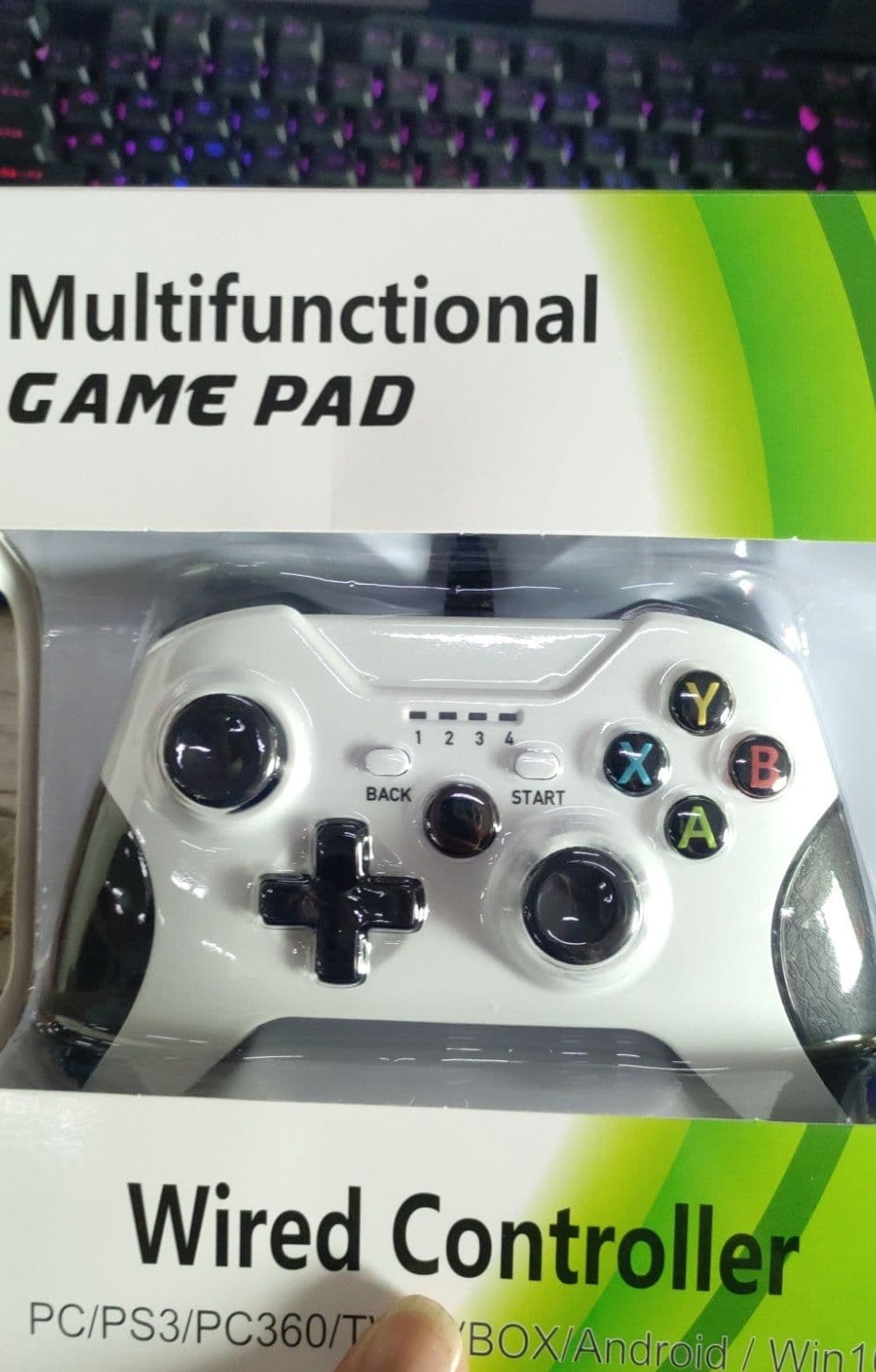 image-New Style Wired USB Game Joystick Wired Game Controller