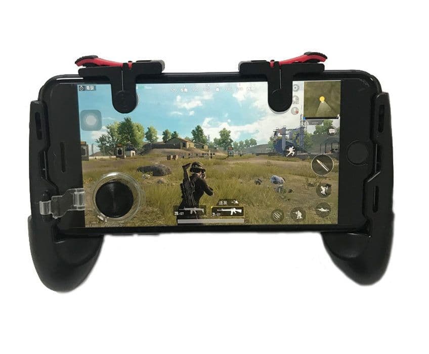 image-Mobile game chicken set four in one to eat chicken artifact to stimulate the battlefield king handle D9 firearms aid
