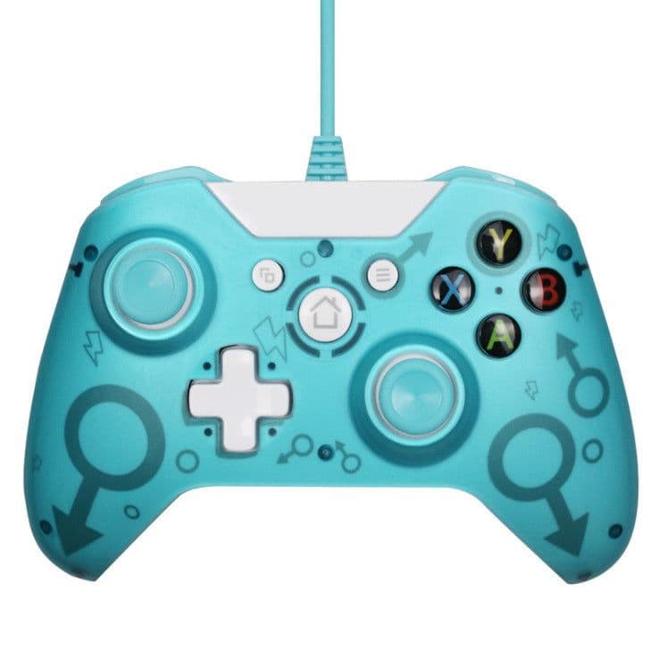 image-USB Wired Controller Controle For Microsoft One Controller Gamepad For One Slim PC Windows Mando For one Joystick