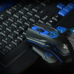 image-Hk8100 2.4 G Wireless Gaming Keyboard Mouse Combo Ergonomics Waterproof Optical For Pc Laptop Desktop Gamer