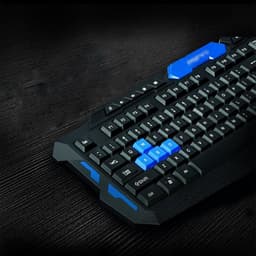 image-Hk8100 2.4 G Wireless Gaming Keyboard Mouse Combo Ergonomics Waterproof Optical For Pc Laptop Desktop Gamer