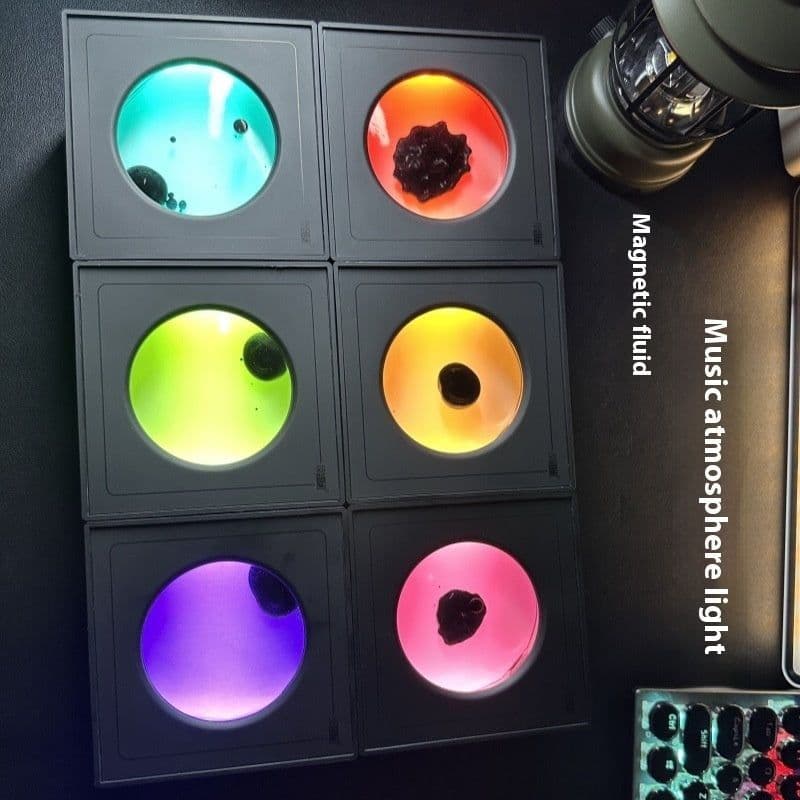 image-Magnetic Fluid Music Rhythm Ambience Light Sound