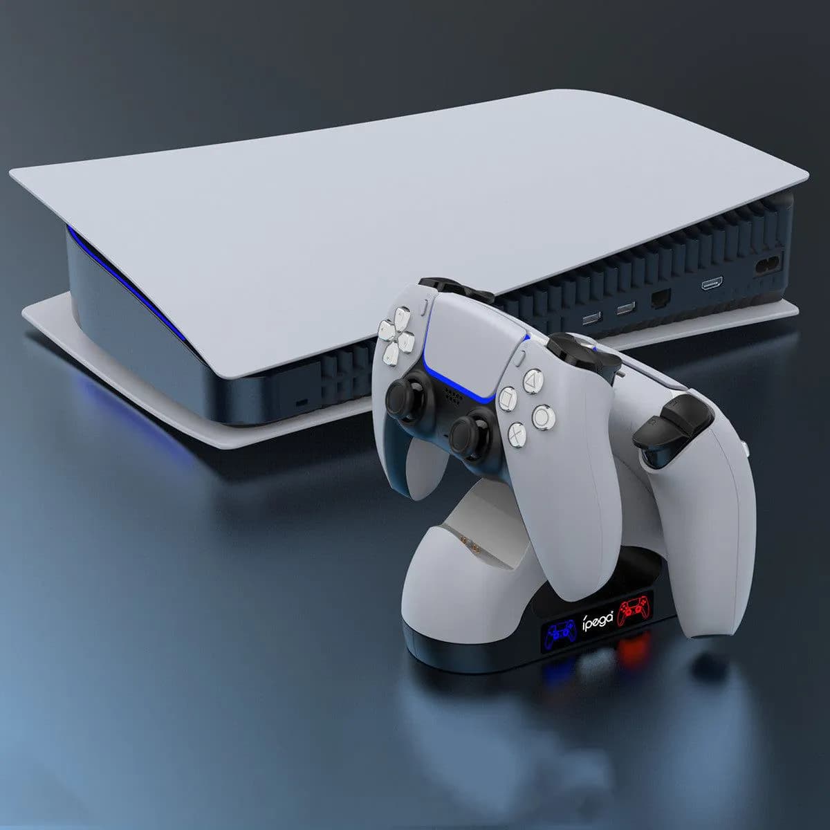 image-PS5 Gamepad Charger Contact Type Double Seat