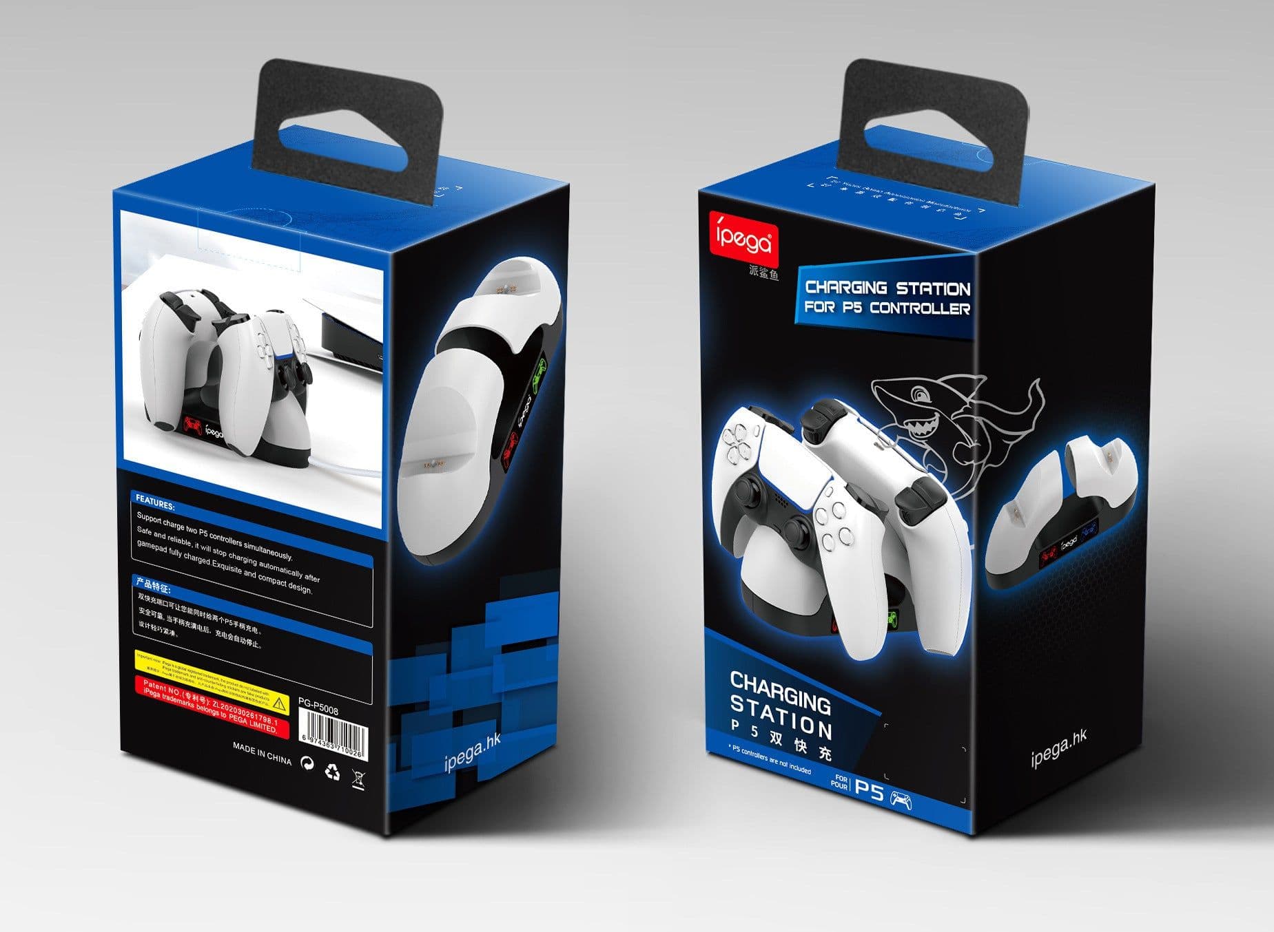 image-PS5 Gamepad Charger Contact Type Double Seat