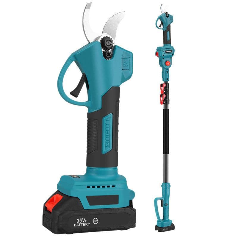 image-Rechargeable Lithium Battery Electric Chain Saw Garden Outdoor Single Handsaw Rod Suit