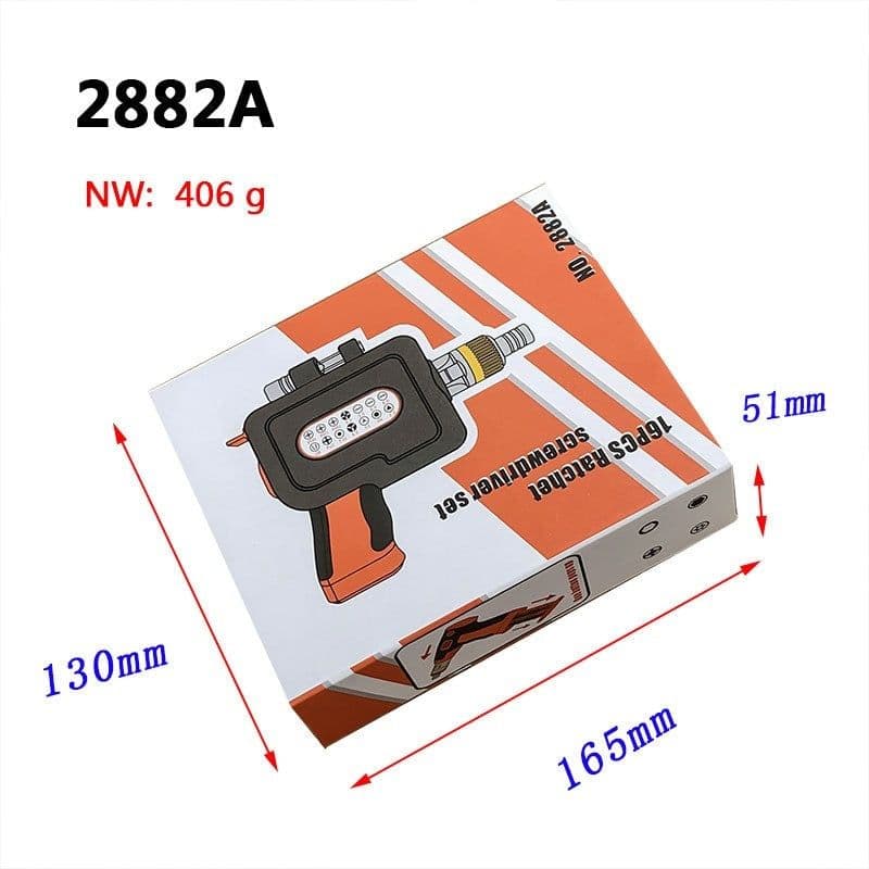 image-Household Ratchet Wrench Multifunctional Special-shaped Auto Repair Screwdriver Set Suit