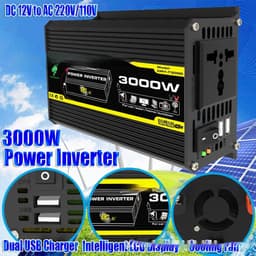 image-Inverter 12V To 220V110V3000W Vehicle Solar Power Conversion Inverter Off-grid High Frequency Correction