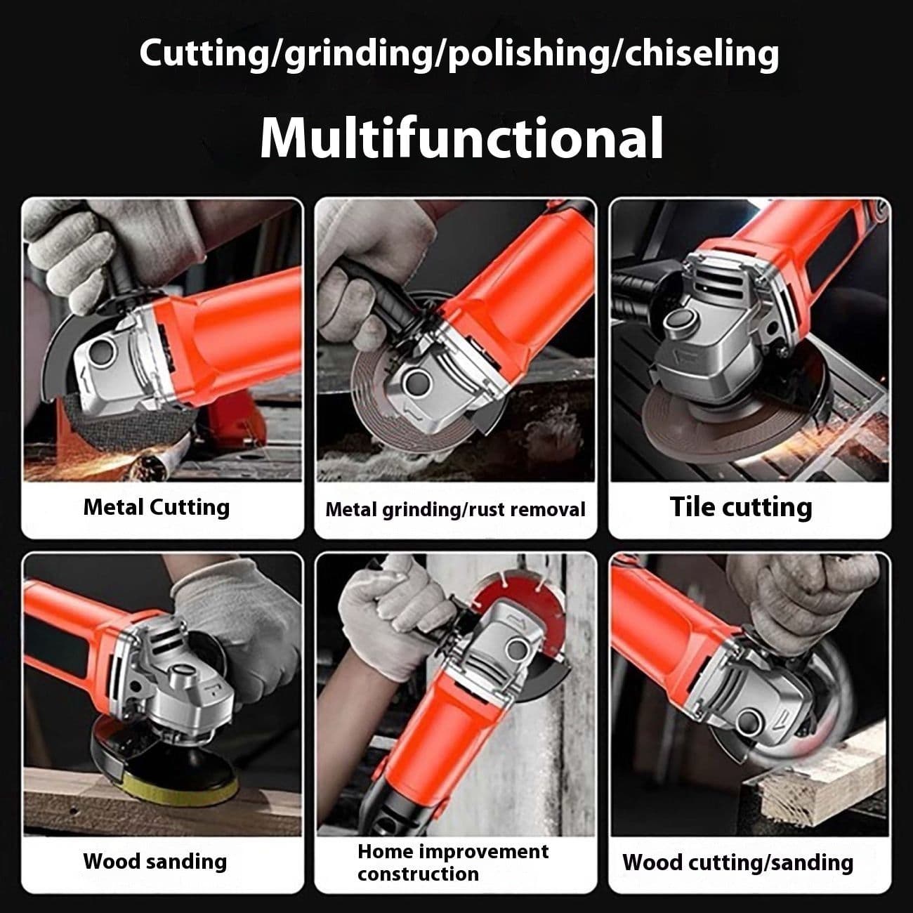 image-Multifunctional Angle Grinder Suit Grinding And Polishing Cutting Machine Small Wood Cutting Saw