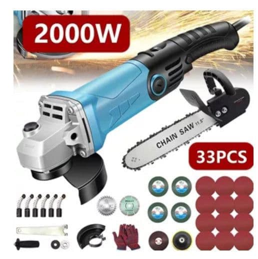 image-Multifunctional Angle Grinder Suit Grinding And Polishing Cutting Machine Small Wood Cutting Saw