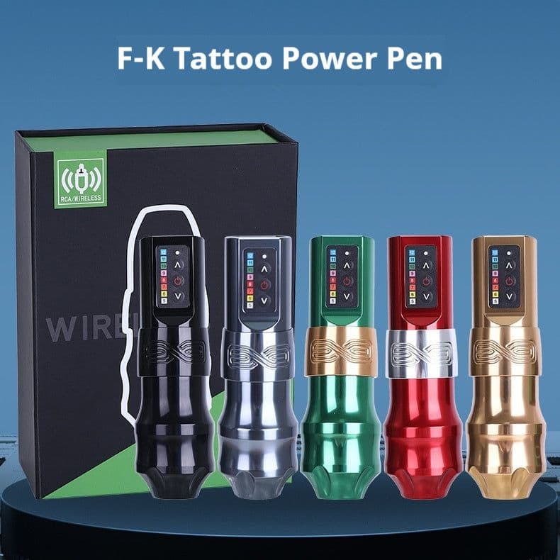 image-Dual Battery Tattoo Machine Wireless Tattoo Pen Battery Pen Cutting All-in-one Machine