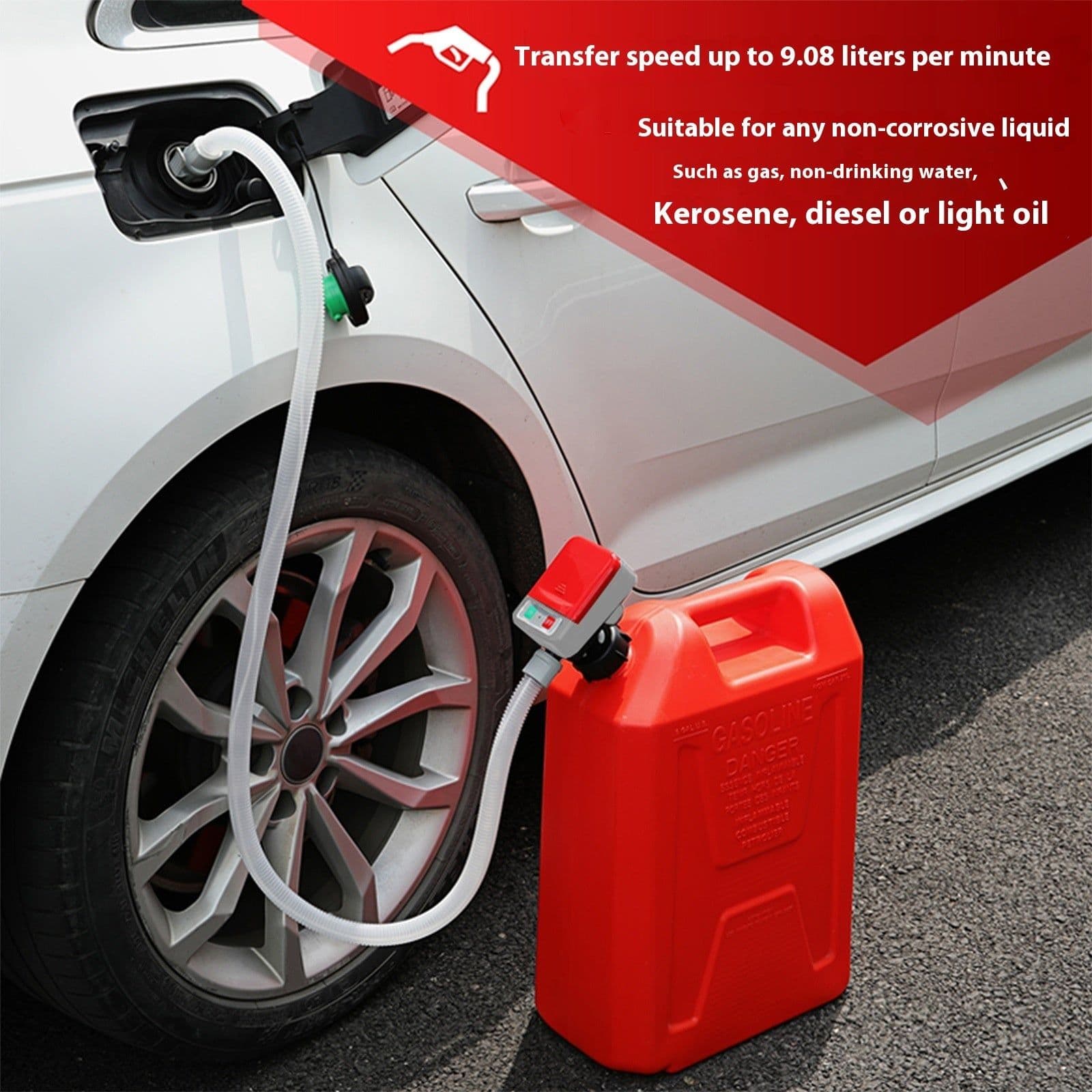 image-Portable Oil Extractor Dry Battery Gasoline Urea Electric Water Plug Oil