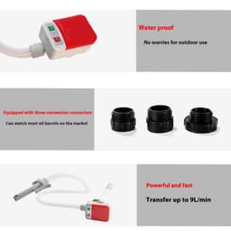 image-Portable Oil Extractor Dry Battery Gasoline Urea Electric Water Plug Oil