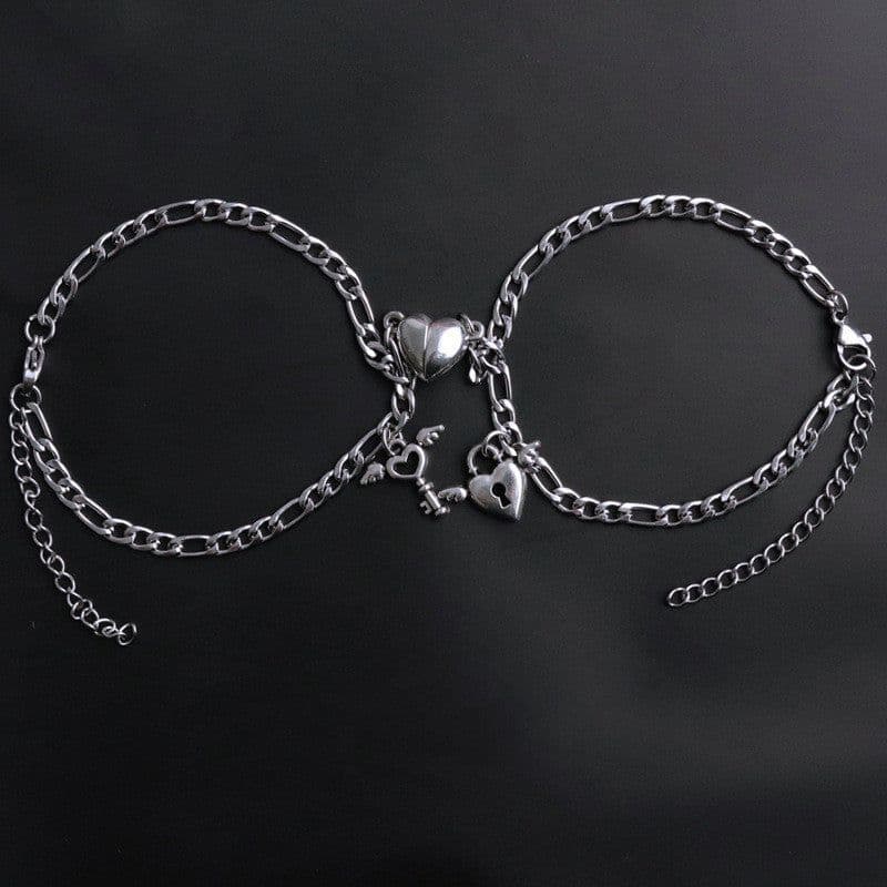 image-Couple Bracelet Niche Design, Simple Heart-shaped