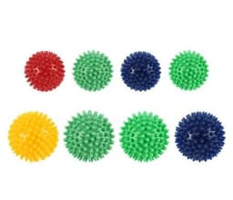image-Hard thorn massage ball hand holding thorn ball touch training ball pvc acupressure massage ball yoga ball