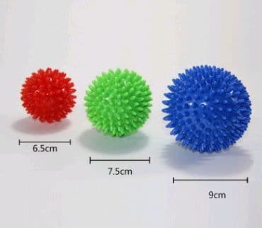 image-Hard thorn massage ball hand holding thorn ball touch training ball pvc acupressure massage ball yoga ball