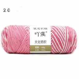 image-8 Strands Of Gradient Milk Cotton Wool Hand-knitted Medium Thick