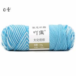 image-8 Strands Of Gradient Milk Cotton Wool Hand-knitted Medium Thick