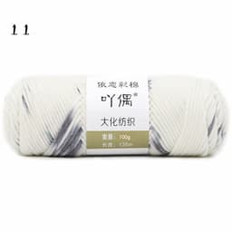 image-8 Strands Of Gradient Milk Cotton Wool Hand-knitted Medium Thick