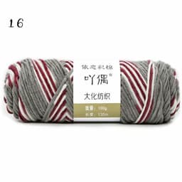 image-8 Strands Of Gradient Milk Cotton Wool Hand-knitted Medium Thick