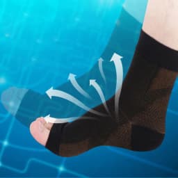 image-Men Women Anti Fatigue Compression Foot Sleeve Foot Ankle Compression Socks
