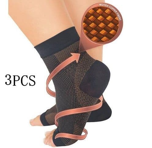 image-Men Women Anti Fatigue Compression Foot Sleeve Foot Ankle Compression Socks