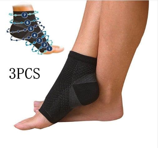 image-Men Women Anti Fatigue Compression Foot Sleeve Foot Ankle Compression Socks