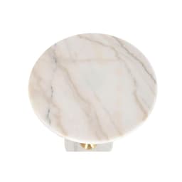 image-Side table Home ESPRIT White Golden 41 x 41 x 57 cm