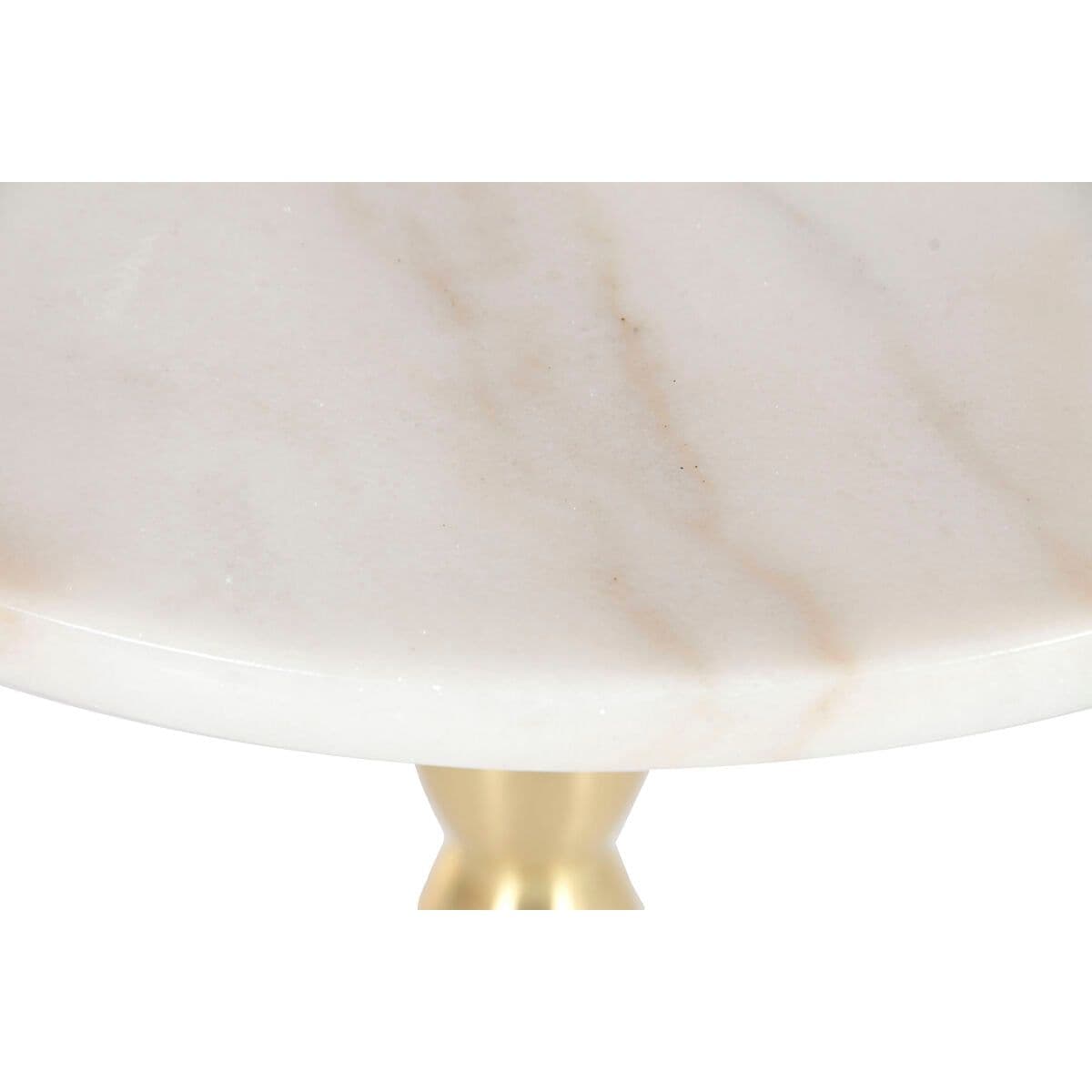 image-Side table Home ESPRIT White Golden 41 x 41 x 57 cm