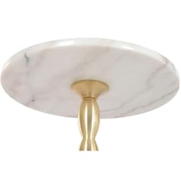 image-Side table Home ESPRIT White Golden 41 x 41 x 57 cm