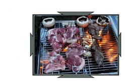 image-Stainless Steel 3-4 People Picnic Portable Foldable Barbecue Grill