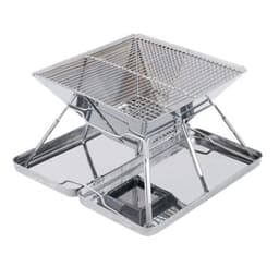 image-Stainless Steel 3-4 People Picnic Portable Foldable Barbecue Grill