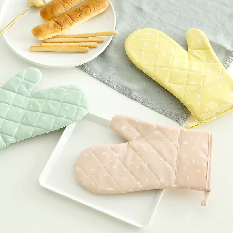 image-Home fabric microwave oven gloves