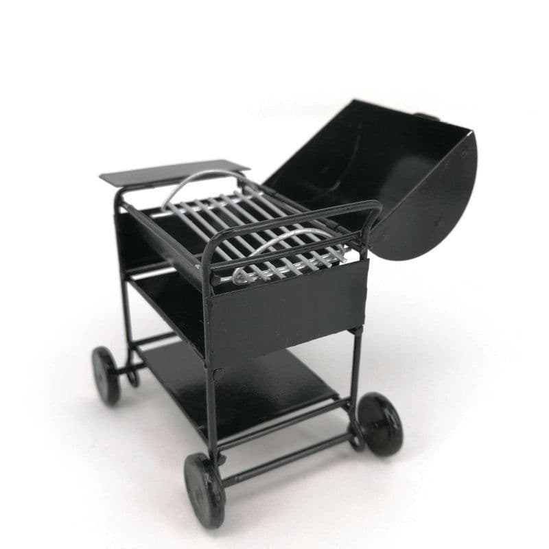 image-Baby House Miniature BBQ Oven Square Grill Decoration