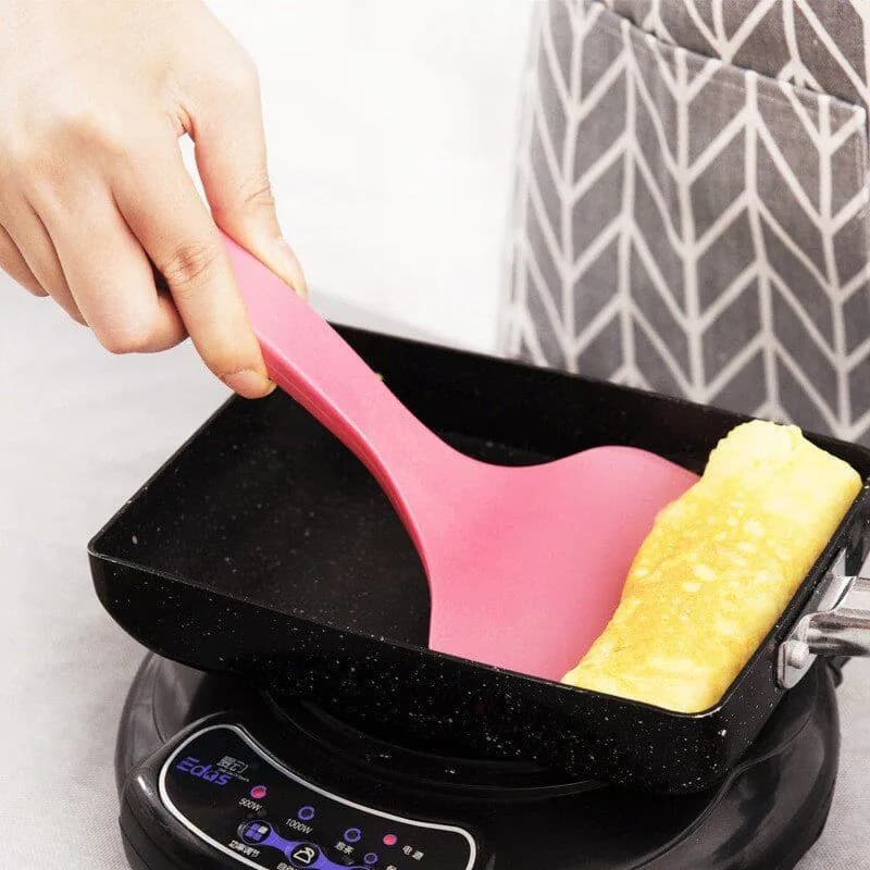 image-Nylon spatula for non-stick pan with small spatula