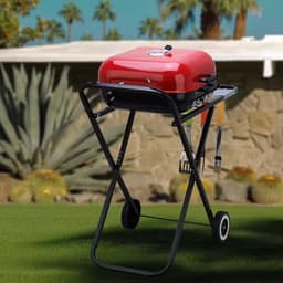 image-Outdoor Courtyard Barbecue Grill 185-inch Hand Push Folding Bicycle