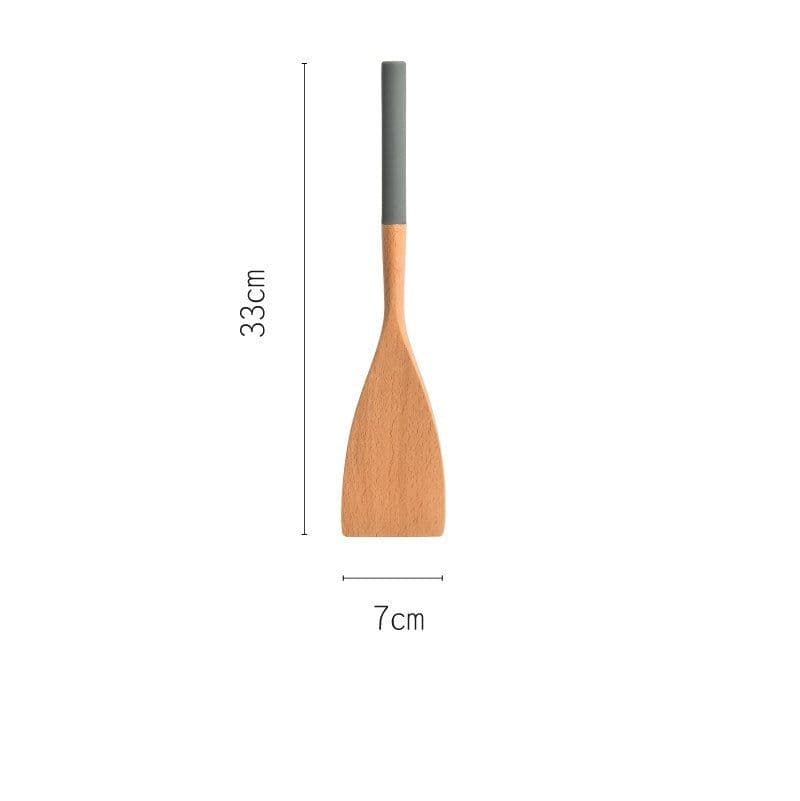 image-Household beech spatula wood spatula