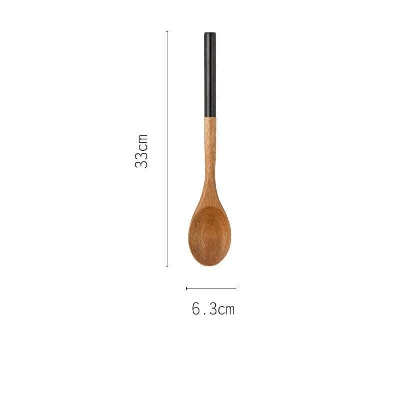 image-Household beech spatula wood spatula