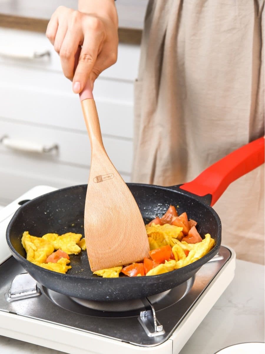 image-Household beech spatula wood spatula