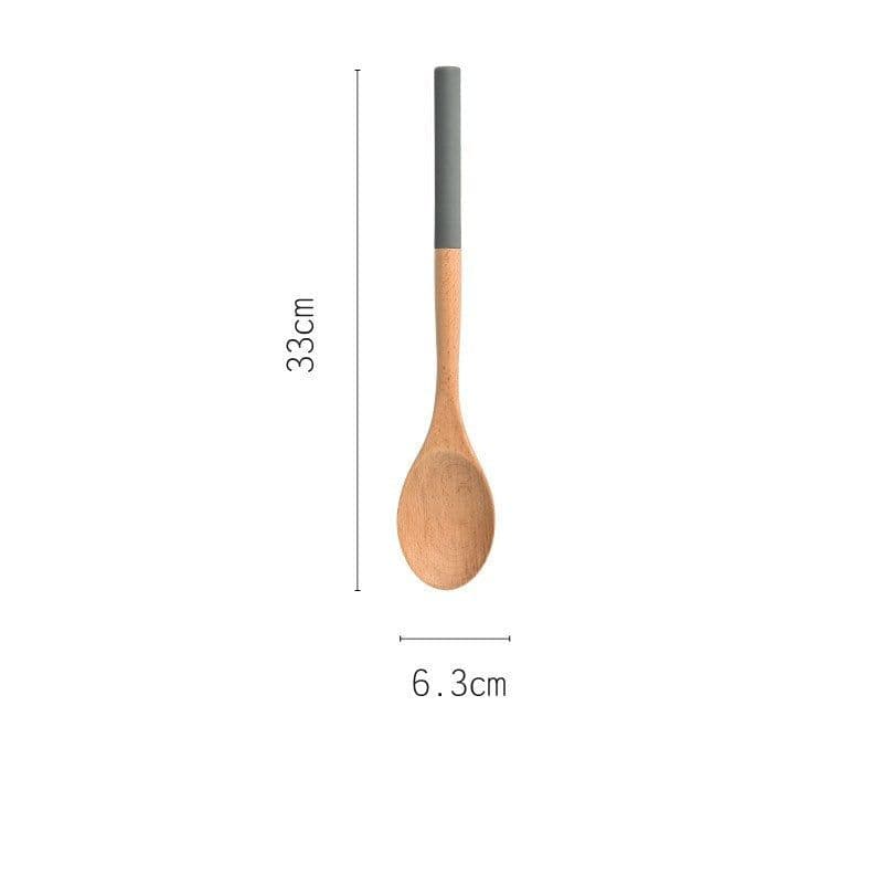 image-Household beech spatula wood spatula