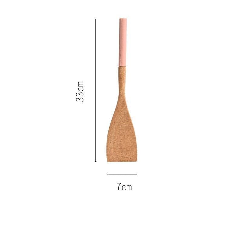 image-Household beech spatula wood spatula