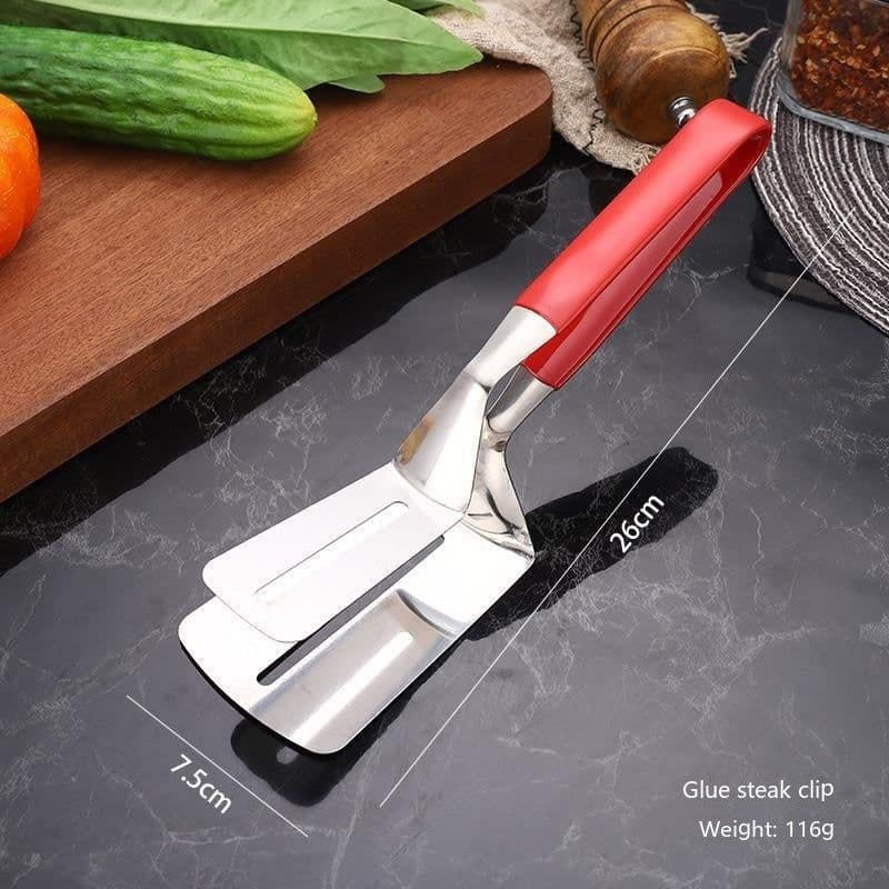 image-Thickened Stainless Steel Fried Fish Spatula Flip Fish Spatula
