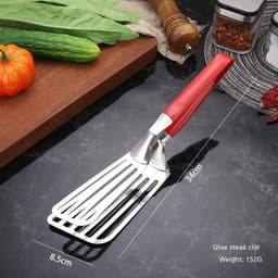 image-Thickened Stainless Steel Fried Fish Spatula Flip Fish Spatula
