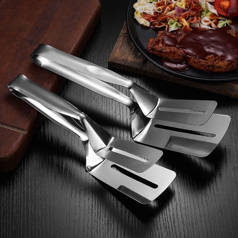 image-Thickened Stainless Steel Fried Fish Spatula Flip Fish Spatula