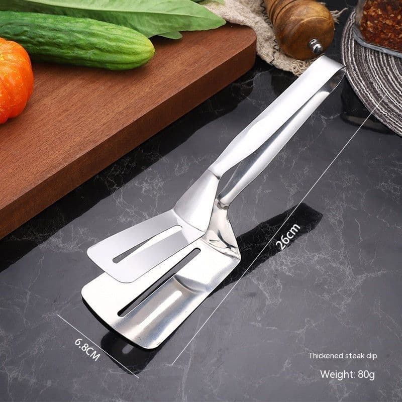 image-Thickened Stainless Steel Fried Fish Spatula Flip Fish Spatula